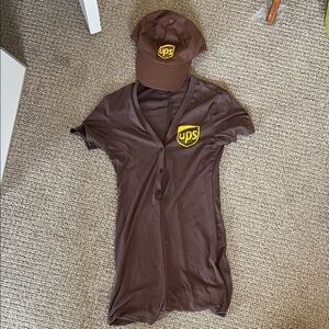 UPS Costume Romper with Hat